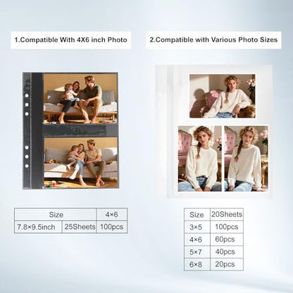 Easter Gift You Are Beautiful Zipper Photos Binder Album 3x5 4x6 5x7 6x8 DIY Magnetic Photo Album for Women Religious Gifts Inspirational Gifts. (Album Beautiful-Light Blue) - color: Album Beautiful-Light Blue