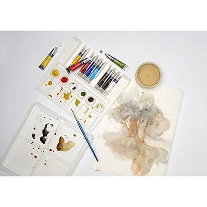 Winsor & Newton Cotman Watercolor Paint Set, 12 Colors Palette Set, 8ml (0.27-oz) Tubes w/ Brush - style: 13 Piece Palette Set 8ml