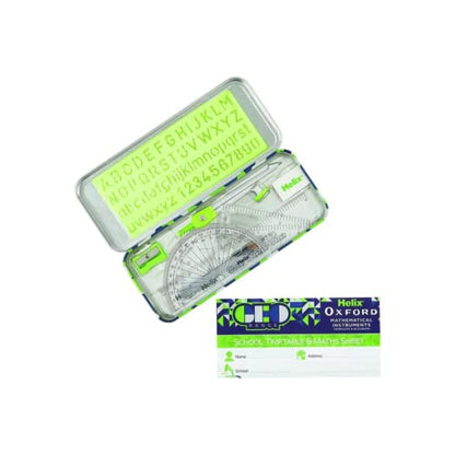 Helix Oxford Geo Maths Set - Green