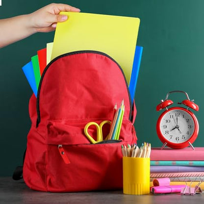 100 Pack Plastic Folders with Pockets, 5 Color Heavy Duty Two Pocket Folder | Business Card Holder for Office, High School, Business Resume