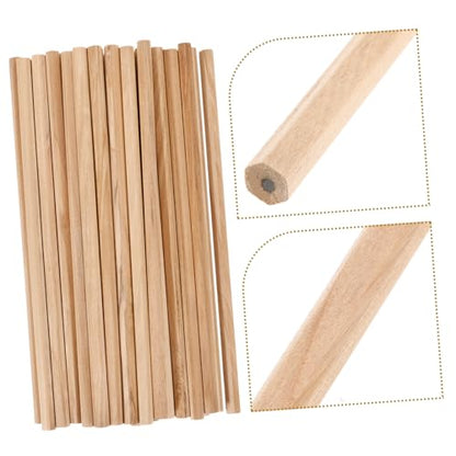 Tofficu 50pcs Wooden Sketch Pencils for Students Durable Writing Tools Comfortable Grip Easy to Sharpen for School and Art Projects