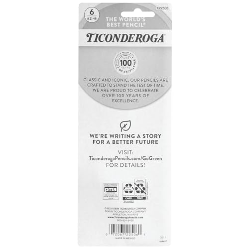 Dixon Tri-Conderoga Triangular Black Woodcase