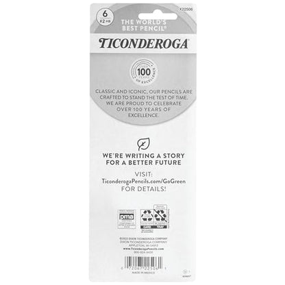 Dixon Tri-Conderoga Triangular Black Woodcase