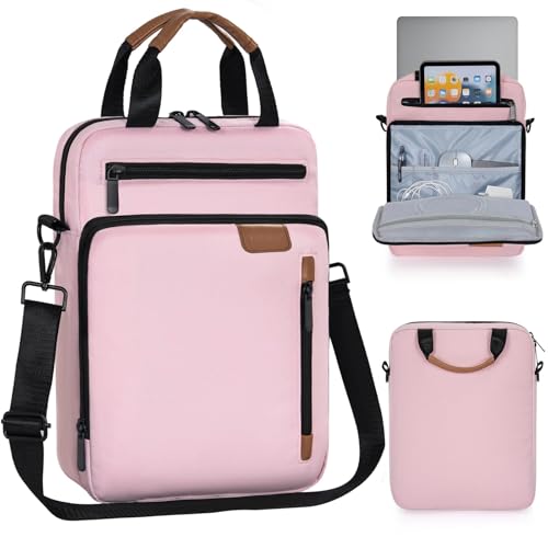 15 inch Laptop Sleeve Bag,Padded Protective Travel Carrying Case for New 15"/15.3" MacBook Air M5 M4 M3 M2 2026-2023,Dell XPS 15 Plus,15 Inch Surface Laptop 7/6/5/4/3,Galaxy Tab S9 Utra 14.6" - color: Pink, size: 15 Inch