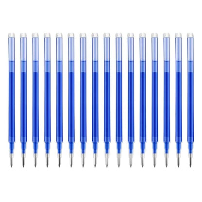 16Pcs 0.7mm Blue Erasable Gel Ink Pen Refills Compatible with Frixion | for Friction, Replaceable Medium Fine Point Clicker Refill Stationery - color: Blue 16pcs