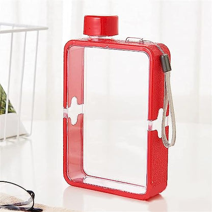 Water Bottle 380ml Small Plastic Water Cup Portable Creative Kettle Student Office Outdoor Sports Travel Kettle(Navy Blue)