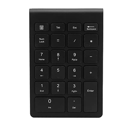 LICAEVEY Wireless Number Pad and Mouse Combo, Portable Ultra Slim 2.4G 22-Key USB Wireless Numeric Keypad and Mouse Set for Notebook