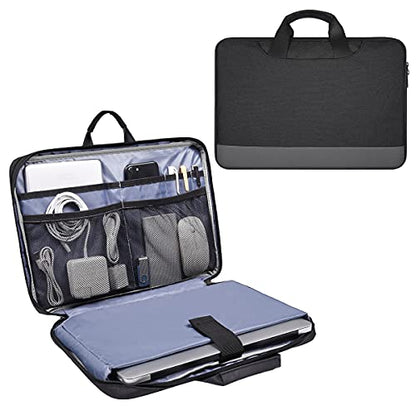 15.6 Inch Laptop Sleeve Bag, Men Women TSA Case for Macbook Pro 16 M5 M4 M3 M2 M1, Lenovo Ideapad 15.6, HP Envy/Victus 15.6, Acer Aspire/Nitro 5 15.6, Dell 15 16, ASUS Chromebook 15 16 Case, Black - color: Black, size: 15.6 Inch