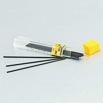 Pentel Super Hi-Polymer Lead Refill, 0.9mm Thick, 2H, 180 Pieces of Lead (50-9-2H) - style: 2H Lead