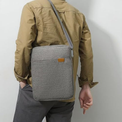 KIZUNA Tablet Sleeve Case 10 Inch Shoulder Bag for 11" iPad Pro M4 M2/11 10.5" 10.9" iPad Air M2/ 10.9" iPad 10 9 8/10" Surface Go 3/ Samsung Galaxy Tab A8/10.5" Galaxy Tab S6,Grey - color: Grey, size: 9.7-10.5 Inch / 10.5" 11" iPad Pro