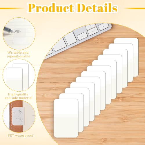 480 Pcs Sticky Index Tabs,Writable File Tab Sticky Tabs for Notebooks,Binders,File Folders,Books(White,1.6 X 1 Inch)