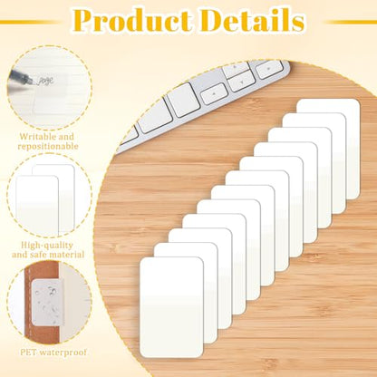 480 Pcs Sticky Index Tabs,Writable File Tab Sticky Tabs for Notebooks,Binders,File Folders,Books(White,1.6 X 1 Inch)