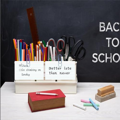 White Index Cards 5x7 Ruled, 50 Pcs File Note Cards, Lined Index Cards, Study Cards, Flashcards for Studying, Notecards for Studying, Note Taking and To Do List - size: 5 x 7-50PCS