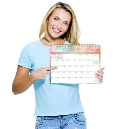 Lbylyhxc 2026-2027 Calendar - Includes July 2026 to December 2027-18 Monthly Wall Calendar 2026-2027, 11 x 8.5 Inches.Thick Paper with Julian Dates and Block for New Year and Christmas Presents (Colorful) - color: Colorful