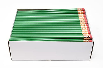 Pencil Guy Blank Round Pencils, Green, 144 to a box | Not Sharpened - color: Green, size: 1 Count (Pack of 144), style: Not Sharpened