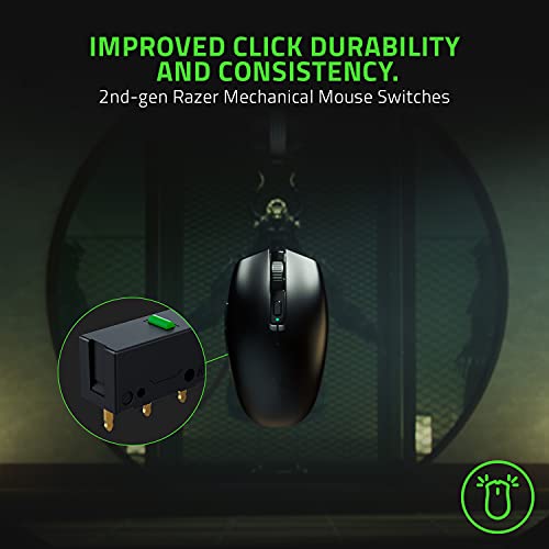 Razer Orochi V2 Wireless Gaming Mouse — Ultra Lightweight & Portable, Bluetooth & 2.4Ghz Wireless Connectivity, 18K DPI, Up to 950hrs Battery Life, Compatible with PC & Mac — Classic Black - color: Classic Black