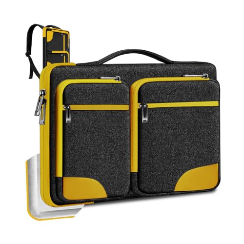 ZINZ 360 Protective Laptop Case 15" 15.6" 16" Sleeve, Water-Resistant Handbag with Straps Compatible with 16" MacBook Neo, MacBook Pro Air 16"/15", XPS 16" and Most 15" 15.6" 16" Notebooks,B01YL02 - color: B01yl02, size: 15"-16"