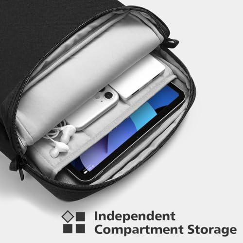 KIZUNA Tablet Sleeve Case 12.5 Inch Shoulder Bag for 13" 13.6" MacBook Air M3 M2/ MacBook Pro 14 M1 M2/12.9" 13" iPad Pro M4/ iPad Air M2 Tablet/13 inch Surface Pro 10 9 8/13.4" XPS 13 Samsung,Black - color: Black, size: 12-13 Inch / MacBook Air 13 M3 202
