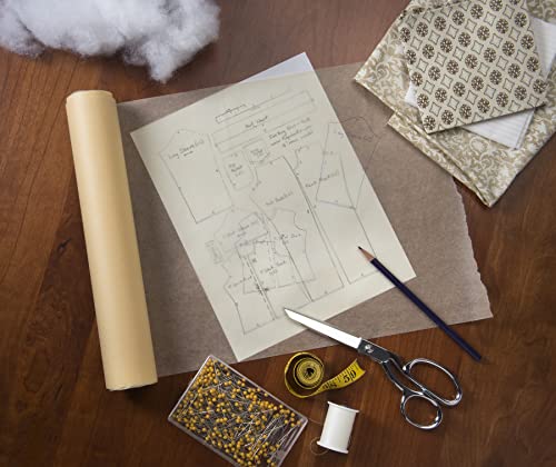 Bienfang Sketching & Tracing Paper Roll, Canary Yellow, 24 Inches x 50 Yards, Large - for Drawing, Trace, Sketch, Craft, Sewing Pattern