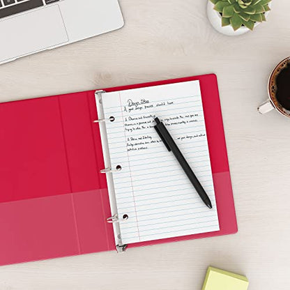 STAPLES College Ruled Filler Paper, 5.5” x 8.5”, 100 Sheets/Pack - style: 100 Pack