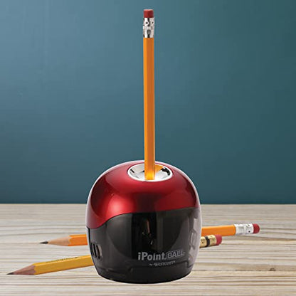 Westcott iPoint Ball Battery Pencil Sharpener - size: Single, style: iPoint Ball