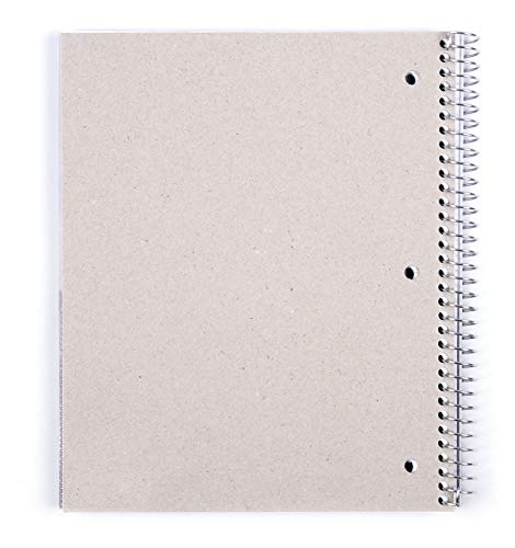 Mintra Office Durable Spiral Notebooks, 3 Subject (aTeal, Purple, White, College Ruled 3pk) - color: aTeal, Purple, White, size: College Ruled 3pk