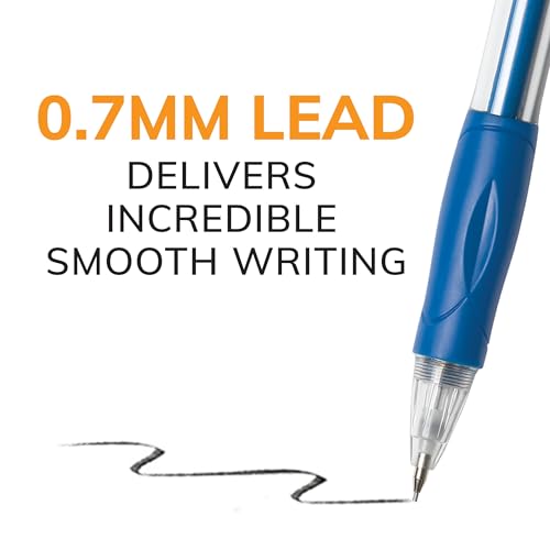 BIC Velocity Mechanical Pencils, Colorful Barrel, 12-Count, 0.7mm Pack - style: Colorful Barrels
