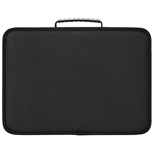 Targus Work-In Case Business Laptop Shoulder Bag for Macbook/Notebook Compact Design with Front Pocket, Carrying Shoulder Strap, Protective Sleeve for 13.3-14-Inch Laptop, Black (TKC002) - size: 14 inch, style: Business Bag