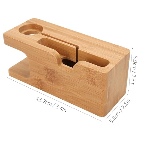Charging Dock Station for Phone and Watch – Portable Desktop Holder with Cable Management for Desk, Car, and Home Use