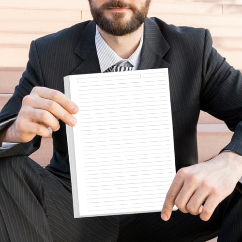 (3-Pack) Unpunched Lined Refill Paper - A5 Loose Leaf Paper for Ring Binder/Discbound Notebook Planner Inserts, 300 Sheets/600 Pages,100gsm Ruled White Pages, 5.8" x 8.25” - size: 5.8" x 8.25" - Unpunched, style: 300 Sheets