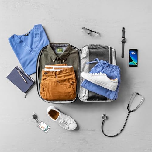 Knack Small Series 2 Laptop Backpack Fits up to 16 Inch Laptops - Knack Bags Carry-On Backpack, TSA Approved, Expandable Travel Backpacks With 2 Day Outfit Capacity, Alloy Gray - color: Alloy Gray, size: Small