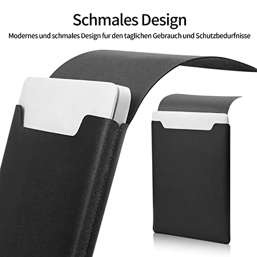 Compatible with Apple 14/13.3 inch Laptop Sleeve, Padded Case, Portable Bag - Black - color: black