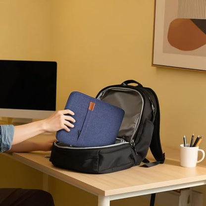 NIDOO 13 Inch Laptop Sleeve Case Protective Carrying Bag Computer Cover for 13.6" 13" MacBook Air/ 14" MacBook Pro/13 MacBook Neo/ThinkPad X13 L13 E14 L14 T14s/ Yoga 7/ ThinkBook 14/13.4" XPS 13 - color: Blue, size: 13 inch