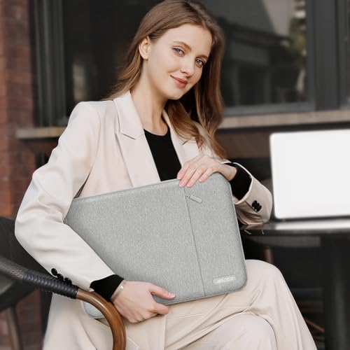 MOSISO Laptop Case 13 inch, Laptop Sleeve Compatible with MacBook Neo/Air/Pro 13 inch with A18/M5/M4/M3/M2/M1 Chip 2026-2016, Polyester Vertical Computer Sleeve Bag with Pocket, Gray - color: Gray, size: 13 inch