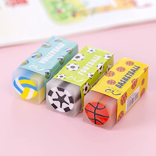 Cute Erasers for Kids Bulk 16 Pack Animal Food Fun Desk Pets Pencil Students School Supplies Prize Gifts Party Favors - style: Jelly