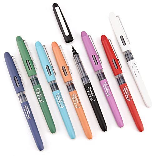 WRITECH Liquid Ink Rollerball, 0.5mm Extra Fine Point, Smooth Writing Quick Dry Roller Pens 8 Assorted Colors for Journaling, Drawing & Sketching (Vintage) - color: Vintage