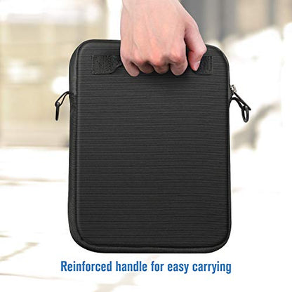 FINTIE 11 Inch Tablet Sleeve Case, Briefcase Shoulder Bag for 11" iPad (A16) 2025, Air M4 M3 M2 2026/2025/2024, 10.9" iPad 10th Gen, 10.9" Air 5/4, Galaxy Tab, Black - color: Black