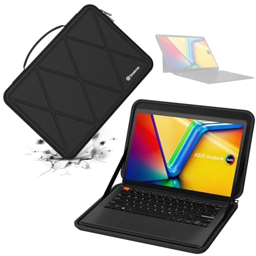 Smatree Hard EVA Protective Sleeve Case Compatible for 13.3 inch ASUS Vivobook 13 Slate OLED, for ASUS Vivobook 13 Slate OLED Steven Harrington Edition/Philip Colbert Edition Notebook Bag (X8013) - color: X Series-Black, size: For 13.3 inch ASUS Vivobook