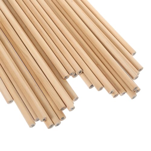OUNONA 30pcs round Hb Wooden Pencils Lightweight Sturdy Drawing and Writing Stationery for Students and Practice