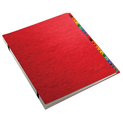 Pendaflex Expanding Desk File, Alphabetic (A–Z), Letter Size, Red, Each (11017) - color: Red, style: A-Z