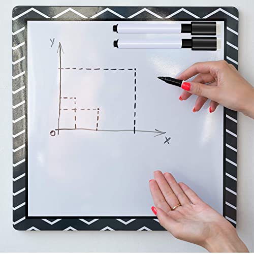 Boao 60 Pack Black Magnetic Dry Erase Markers with Eraser Cap Back to School Mini Whiteboard Dry Erase Markers Bulk Fine Point Tip for Teachers Student School Office White Board Home Supplies