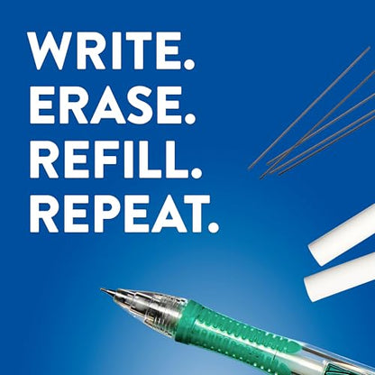 Paper Mate Clearpoint Mechanical Pencils, 0.7mm HB #2 Lead, Black Barrels, 4 Count - School Supplies, Note Taking - color: Black