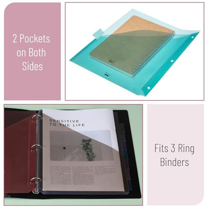 Mr. Pen- Binder Dividers with Pockets and Tabs, 48 Pack | Elemental, 3 Ring Binder Dividers with Tabs and Pockets on Both Sides - color: Elemental, size: 48 Pack