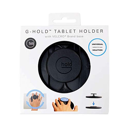 G-Hold® - Comfort Tablet Holder Works with Any Tablet, Tablet case, e-Reader, iPad - Universal, Ergonomic, Rotating, Folds Flat and Adjustable (Black) - color: Black Engraved
