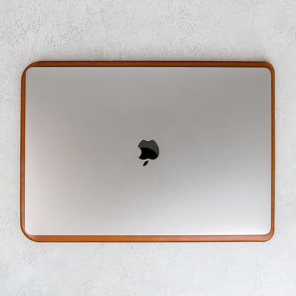 Casemade Real Leather Laptop Sleeve for MacBook Pro & Air Fits 13, 14, 15 & 16 Inch - Genuine Full Grain Leather with Soft Wool Lining (16 inch - Pro M1/M2/M3/M4/M5) - color: Tan, size: 16" Pro M1-M5