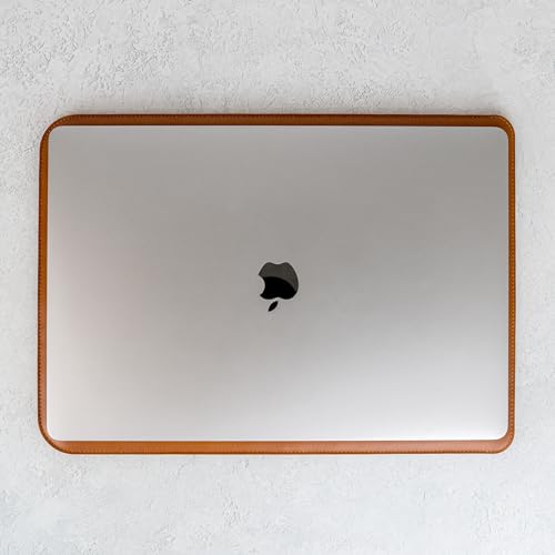 Casemade Real Leather Laptop Sleeve for MacBook Pro & Air Fits 13, 14, 15 & 16 Inch - Genuine Full Grain Leather with Soft Wool Lining (13 inch - MacBook Air M1/M2/M3/M4/M5, Pro 2016-2023, Neo 2026) - color: Tan, size: 13” Pro, Air (M1-M5), Neo