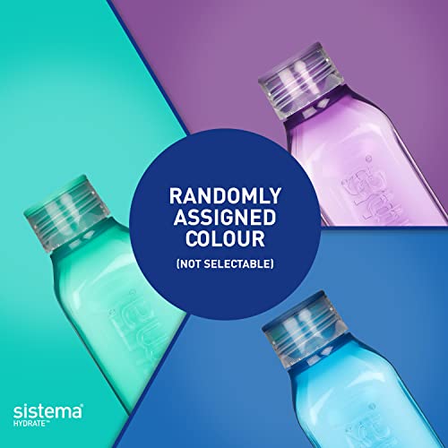 Sistema Retro Square Bottle, 725 ml - Assorted Colours - size: 24.5 Ounces