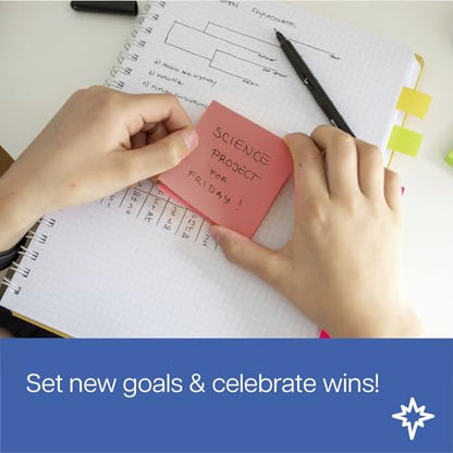 Post-it Super Sticky Notes, 3 x 3 in, Multicolor, 3 Pack - size: 3x3 inches