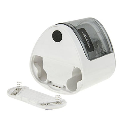 Pencil Sharpener Battery Operated Electric Pencil Sharpener Silver Pencils Sharpener Automatic Pencil Cutter for Kids Adults Artists Office Pencil Sharpeners (Batteries not included) - color: Silver