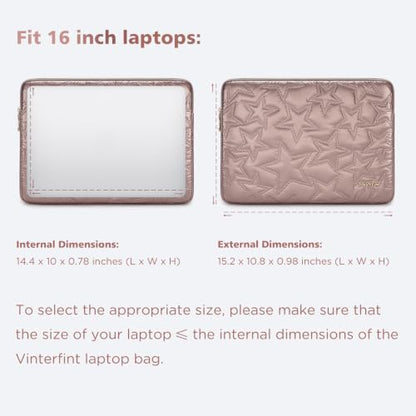 15 16 inch Laptop Sleeve Case for 15" MacBook Pro/Air M5, 16" MacBook Pro M5, 15" Surface Laptop 7, 15" IdeaPad Slim 5i Gen 9, 16" ThinkPad E16, 16" XPS 16, HP Notebook Bag Cover, Khaki - color: Khaki, size: 15-16 inch / Macbook 15 16